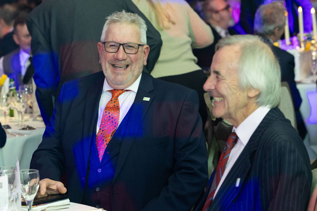 Trustees Richard Gardiner and Martyn Mogford at BALI National Landscape Awards 2025