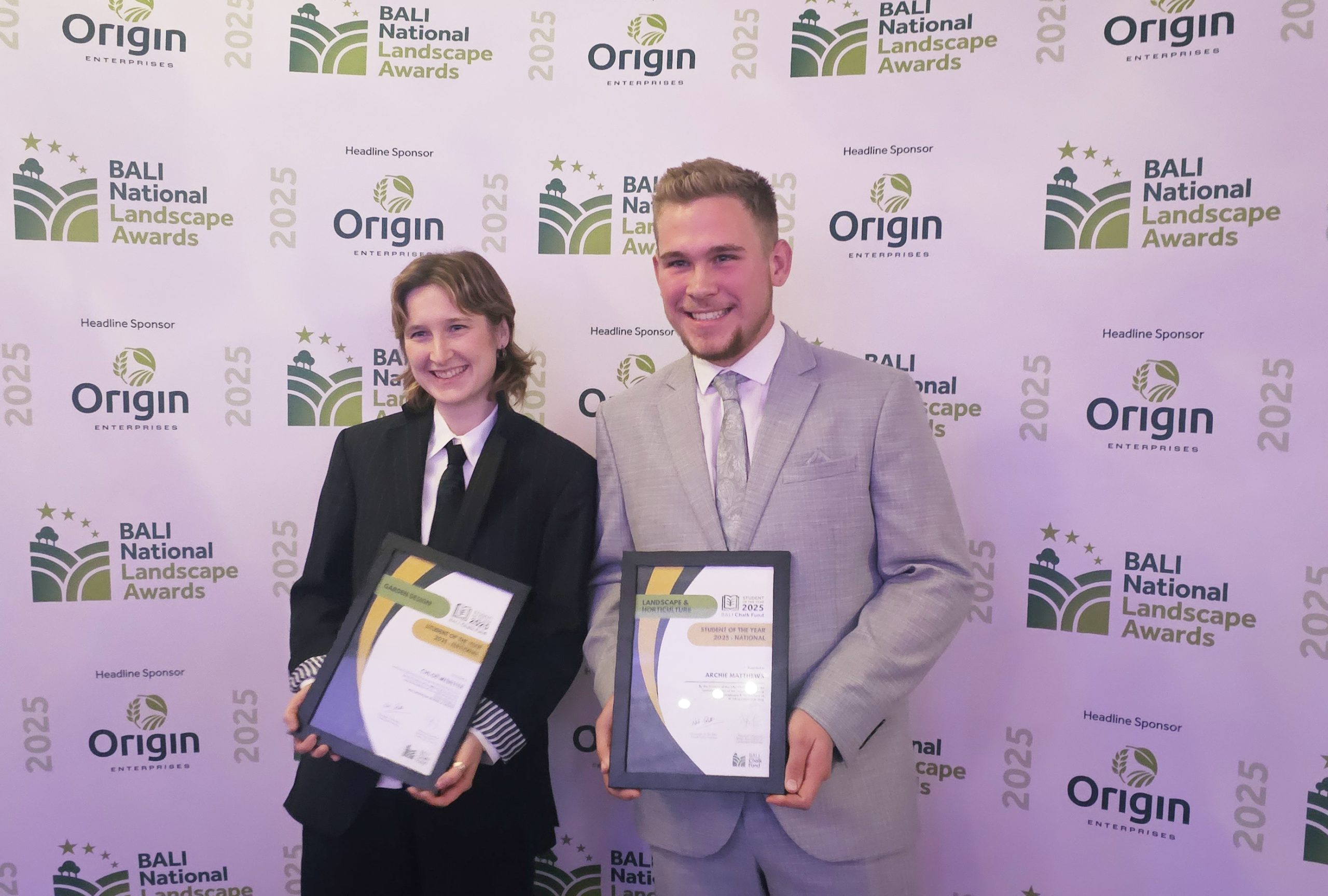 BALICF Certificates Chloe Webster Archie Matthews